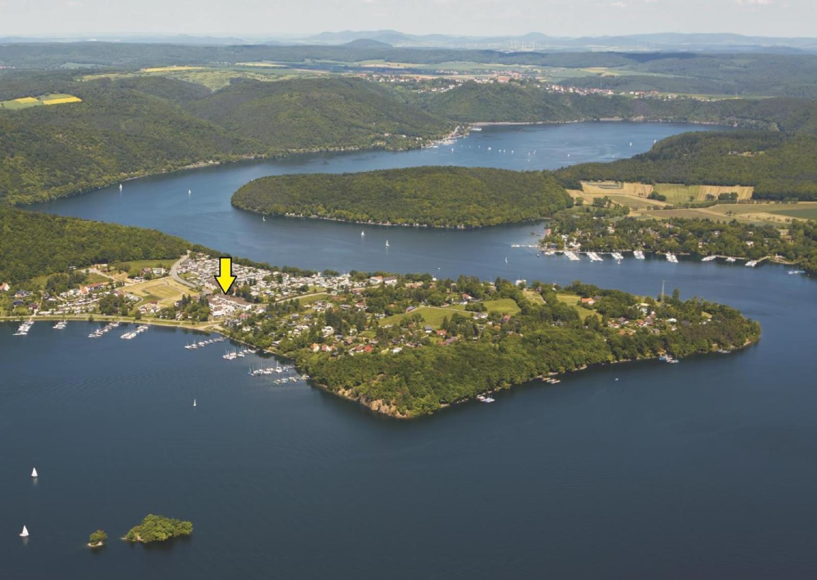 Seglerfewo Mit Traumhaftem Blick Vom Balkon Scheid  Extérieur photo